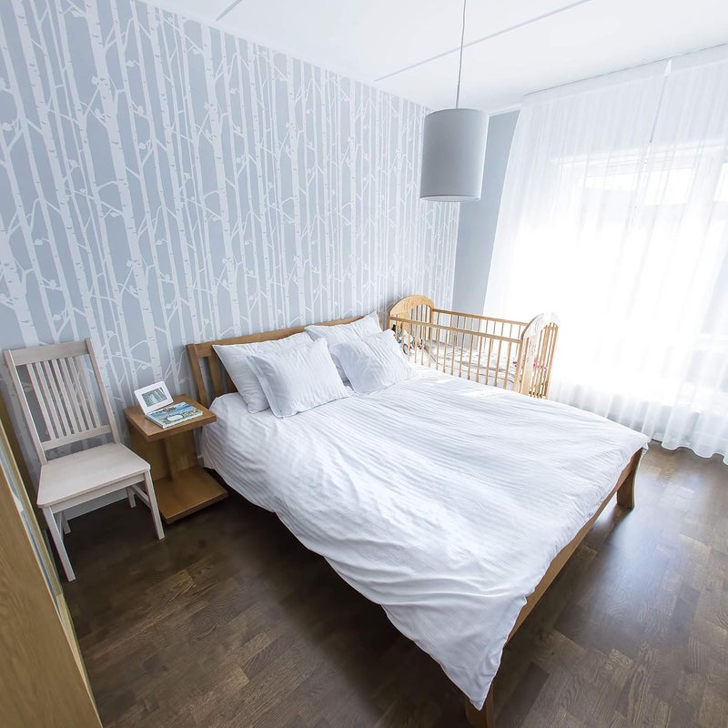 STENCILIT ® Birch Forest Wall Stencil - XL Stencil 24x37 in, Tree Wall Stencils for Painting Large Pattern, Modern Large Wall Stencils Boho - Image 4